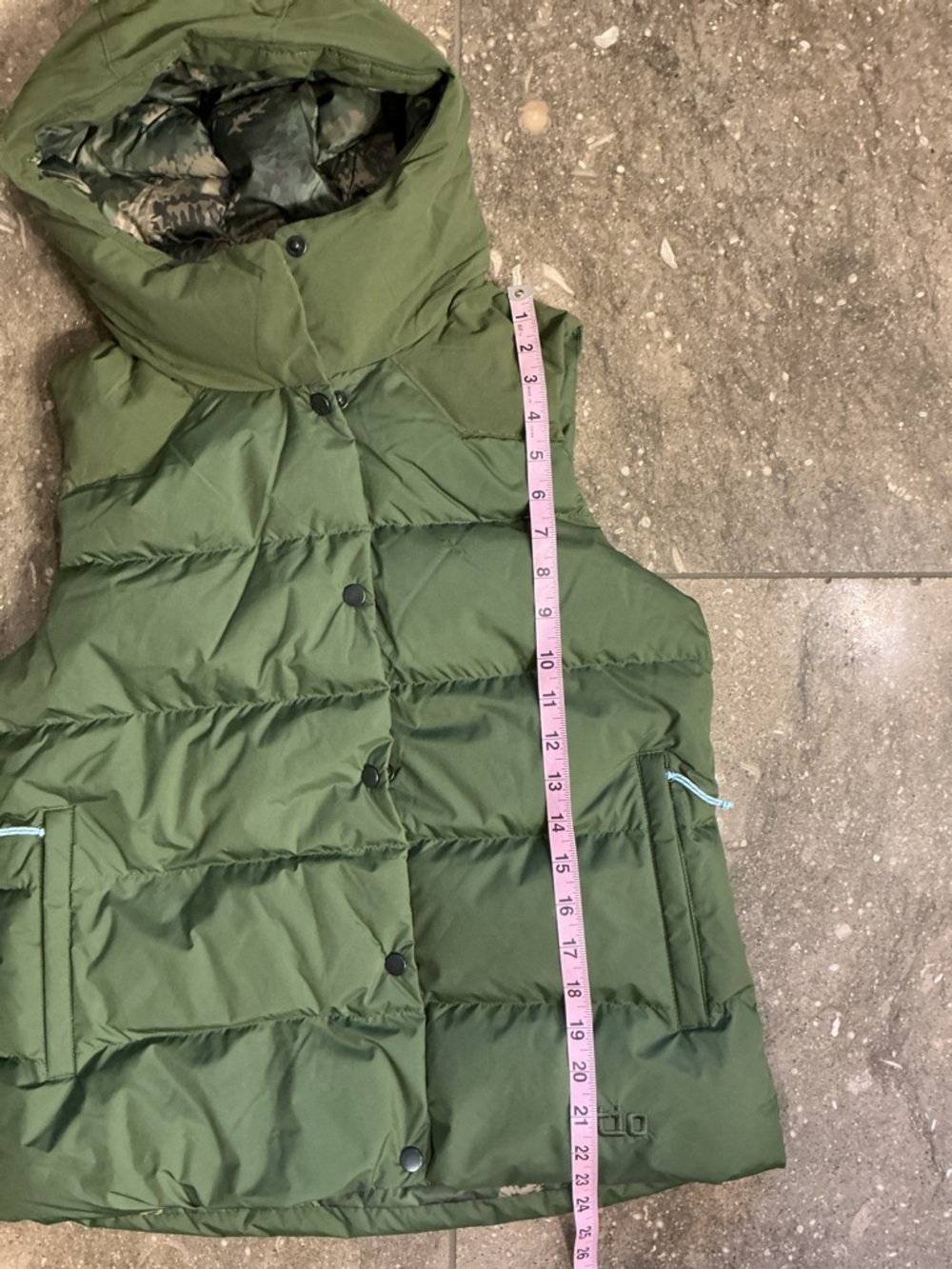 Stio Turnbolt down vest, NWT, S, Pine Forest green - Picture 9 of 13
